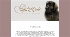 Desktop Screenshot of heartofgoldleos.com